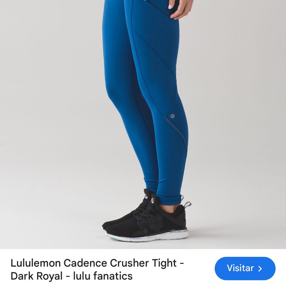 lululemon athletica cadence crush tight dark royal
